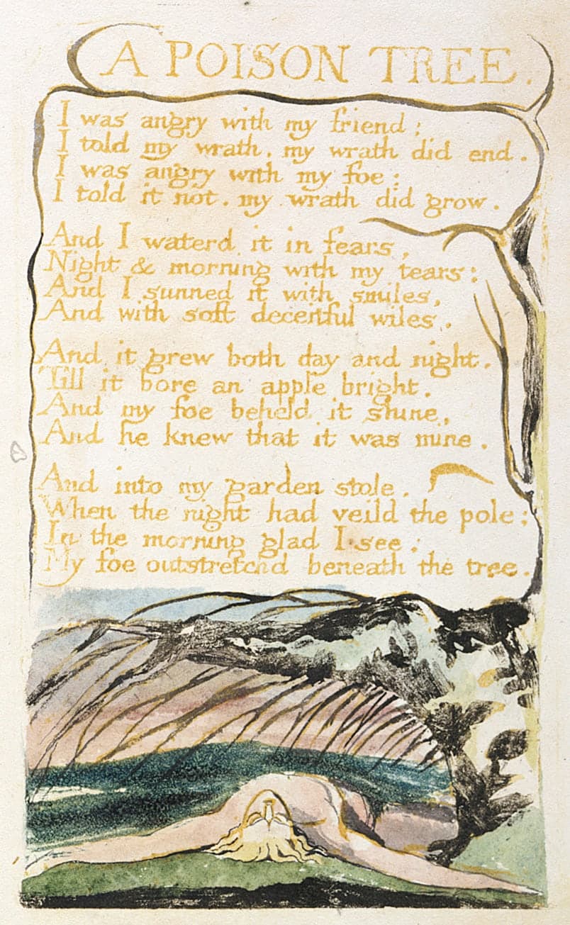 A short literary text associated with William Blake’s 1794 Songs of Experience, held as a work in the British Museum collection.