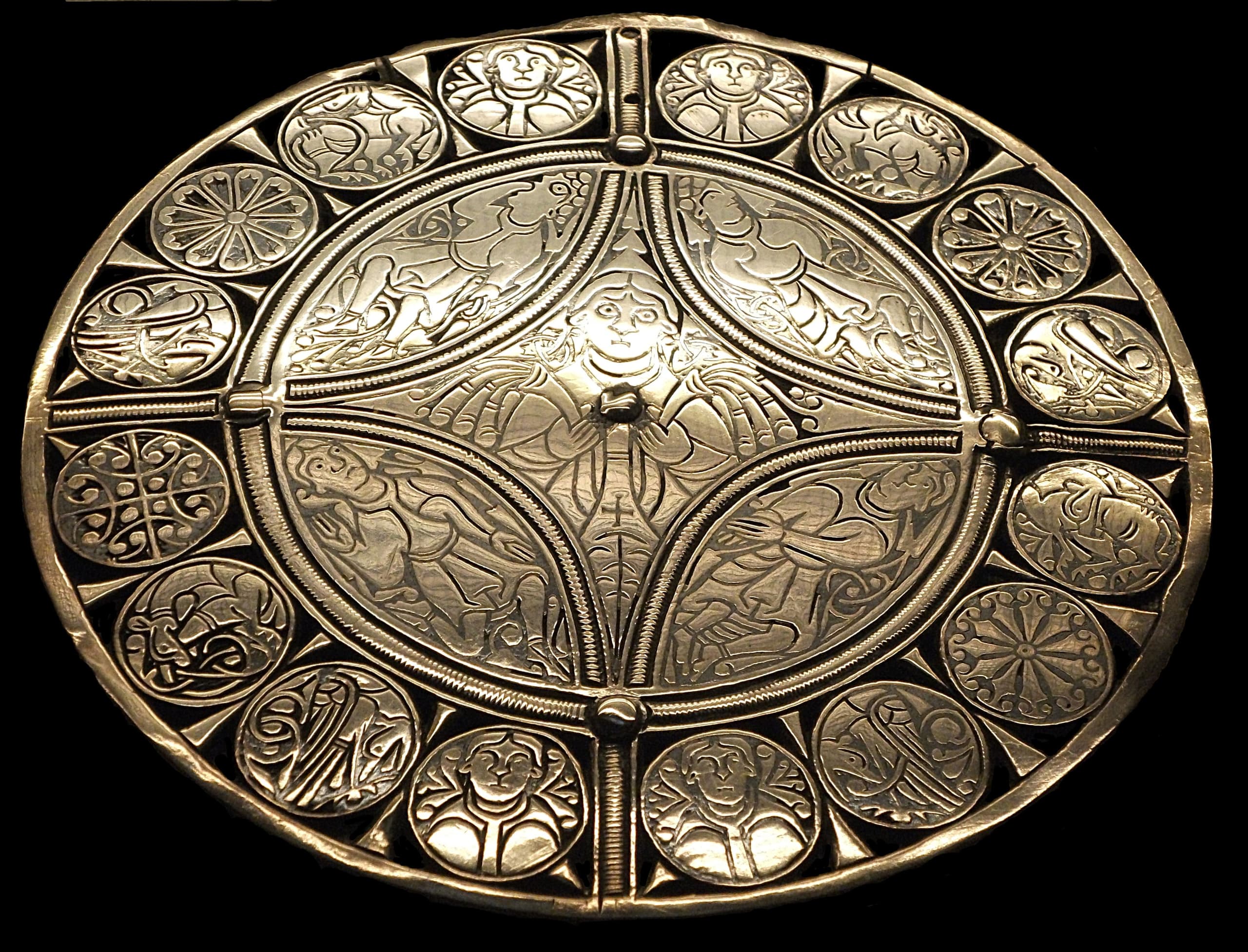 A brooch presented as an object in the British Museum collection.
