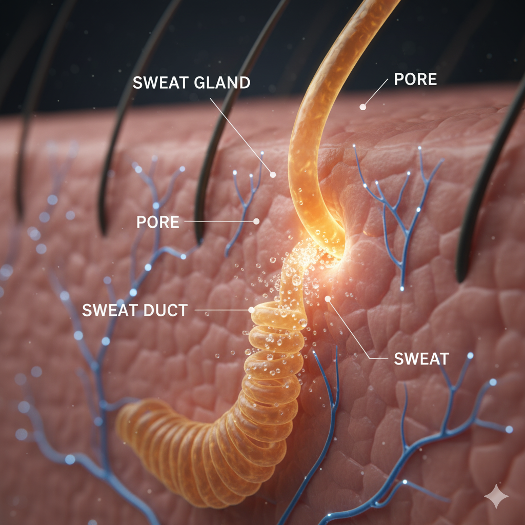 Sweat Glands in Action