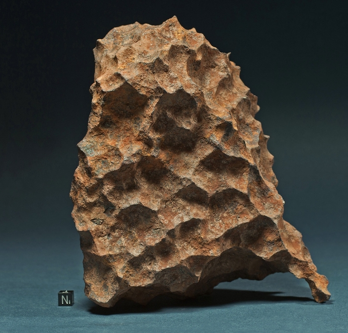 Iron meteorite with regmaglypts